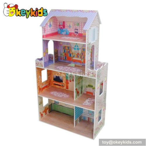 Luxury wooden creative playthings dollhouse W06A080