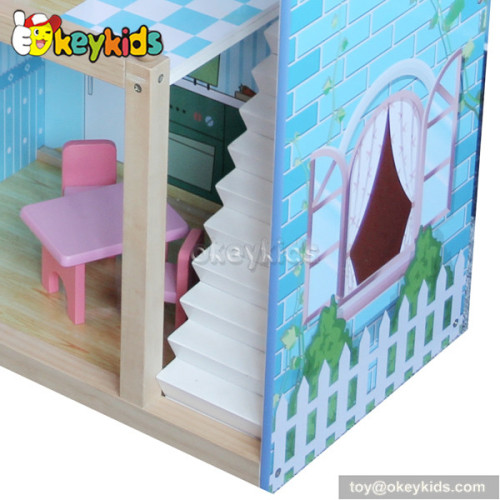 Luxury wooden big dollhouse with furnitures W06A084