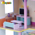 Grand wooden diy dollhouse miniature with furniture set W06A086
