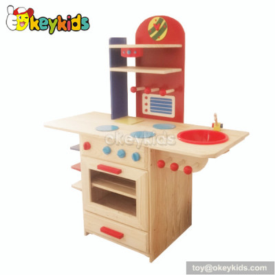 Preschool game wooden play wonder kitchen play set toys W10C081B