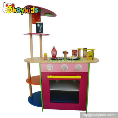 Preschool game wooden play kitchen for sale W10C086