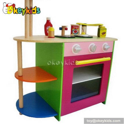 Preschool game wooden play kitchen for sale W10C086