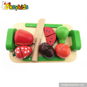Pretend play children wooden toy fruit and vegetables W10B167