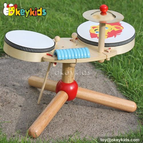 Okeykids new fashion children wooden drum toy W07A040