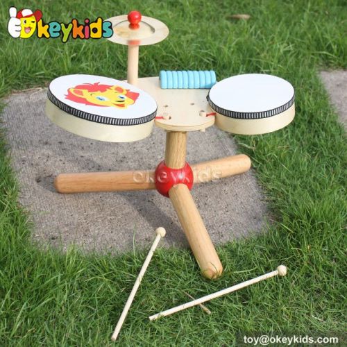 Okeykids new fashion children wooden drum toy W07A040