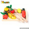 Pretend play kids wooden kitchen toy play food W10B099