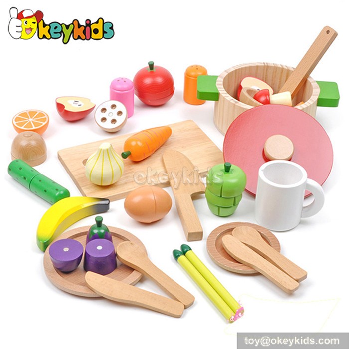kids wooden kitchen utensils