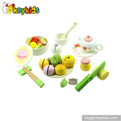 High quality wooden toy children play food W10B022