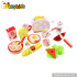 Top fashion kitchen toy wooden educational toy food W10B024