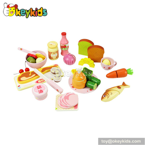 Top fashion kitchen toy kids wooden food toy W10B025