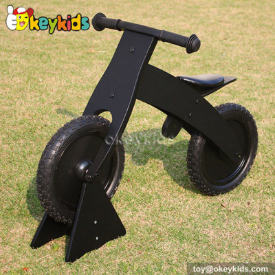 Okeykids New design black children wooden balance bike plans W16C051