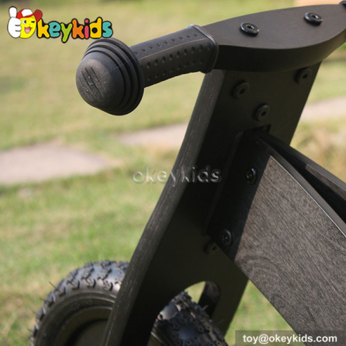 Okeykids New design black children wooden balance bike plans W16C051