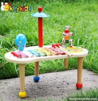 Okeykids Musical Instrument Toy Set ,kid Wooden music table for children W07A102