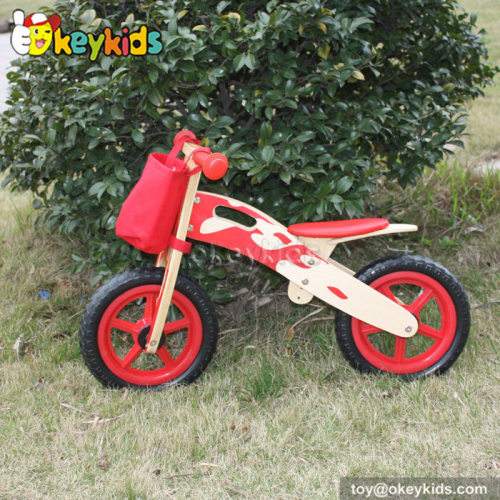 Most popular red children balance wooden walking bike W16C141