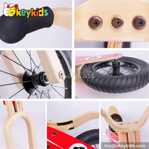 Most popular children balance wooden folding bicycle W16C052B