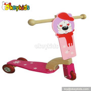 wholesale cheap balance wooden children scooter for sale W16B003