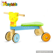 Top fashion 4 wheel cartoon wooden ride on toys for kids W16A012