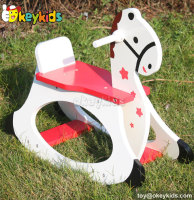 Comfortable baby wooden rocking horse toy for sale W16A012