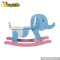 Elephant design baby wooden rocking horse W16D023