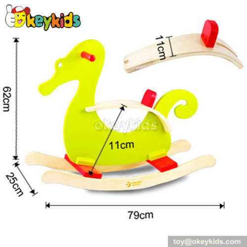 Lovely kids wooden rocking duck toy for sale W16D044