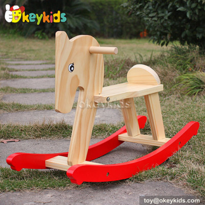 Okeykids Wooden toddler rocking horse for sale W16D058