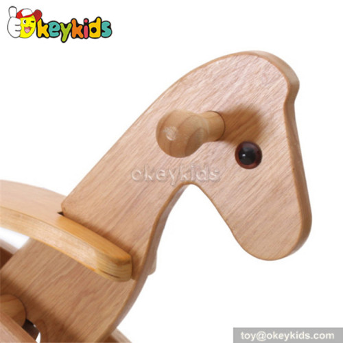 Best design baby wooden antique rocking horse W16D051