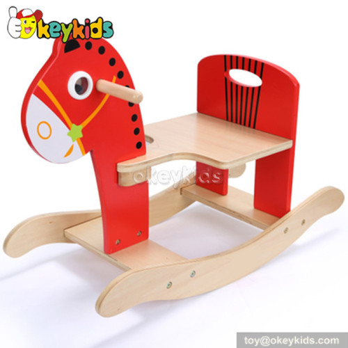 Funny toy wooden rocking horses for toddlers W16D059