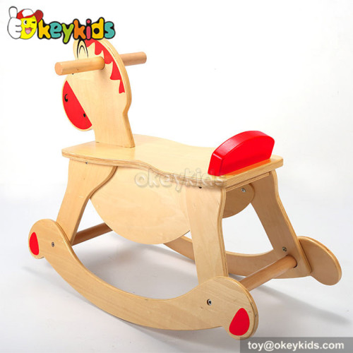 Ride on toy toddlers wooden spring rocking horse for sale W16D087
