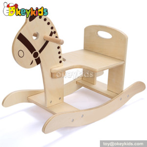 Best design charming wooden horse toys for children W16D060