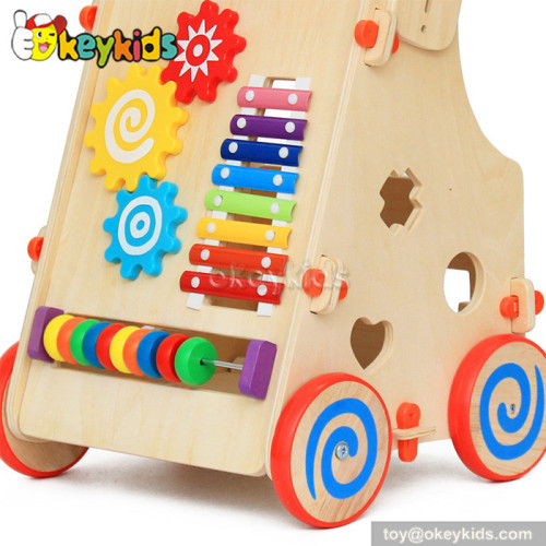 Stand learning wooden walker toy for babies W16E053