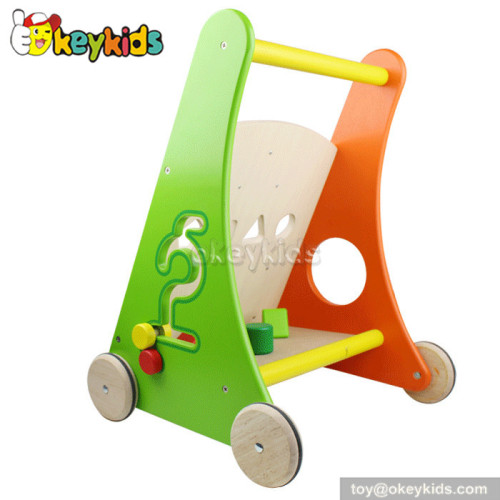 Stand learning walker wood toys for kids W16E047