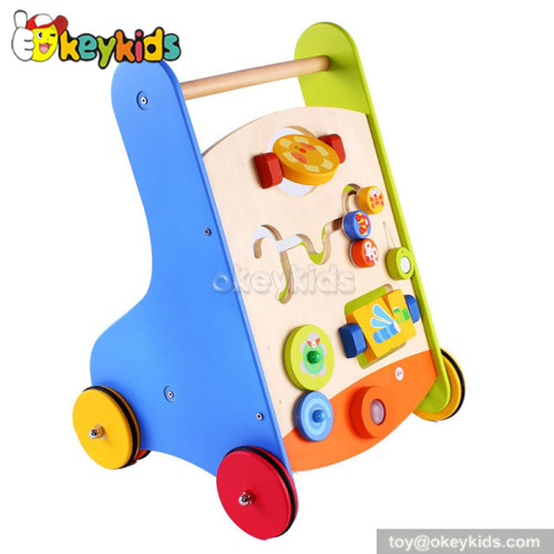 Stand learning baby wooden walker toy for sale W16E042