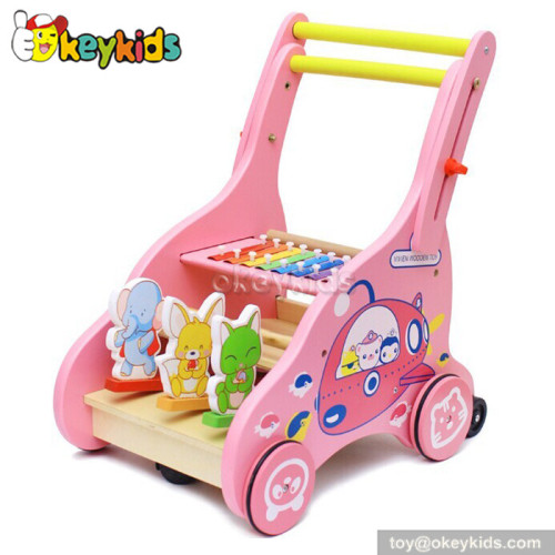 wholesale fashion baby wooden toy walker W16E023A