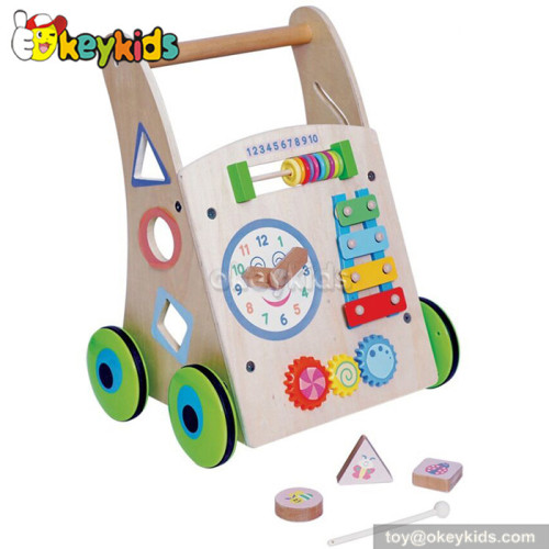 Stand learning wooden baby activity walker W16E052
