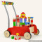 Wholesale cheap wooden baby walker with blocks W16E028C