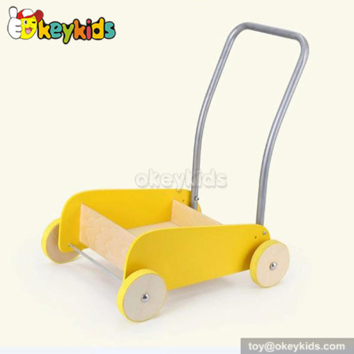 Wholesale cheap baby wood walker with blocks W16E028D