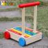 Wholesale cheap wooden walker baby push toys W16E018