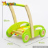 Wholesale cheap wooden toy kids walker with blocks W16E027