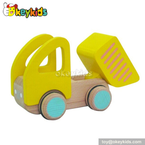 Handmade kids wooden toy trucks for sale W04A090