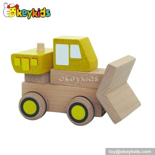 Handmade kids wooden toy trucks for sale W04A093