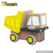 Handmade kids wooden toy dump trucks for sale W04A095