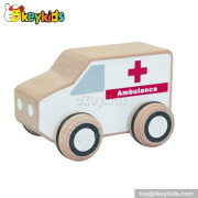 Top fashion wooden kids toy ambulances for sale W04A113