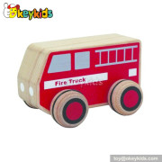 Top fashion wooden toy kids fire truck for sale W04A115