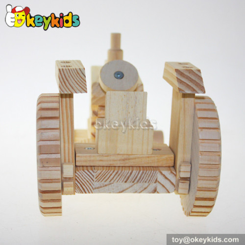 New design cartoon toy kids wooden car for sale W04A138