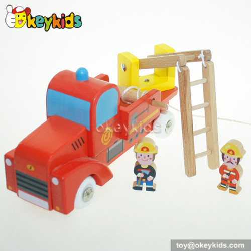 Wholesale fashion wooden engineering toys for boys W04A185