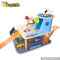 Best design children wooden toy garage for sale W04B027