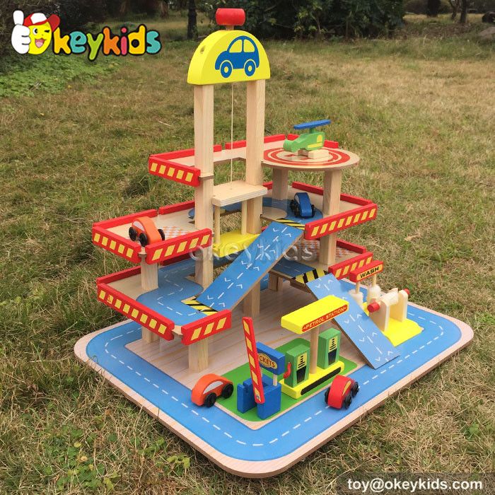 Wooden toy garages for sales sale