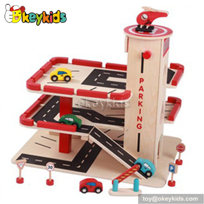 toy car garage wooden