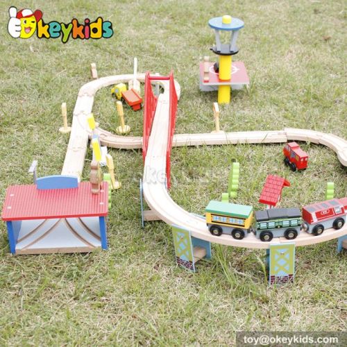 Best design kids wooden train sets for toddlers W04C054