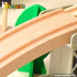 Top fashion 80 pieces children construction wooden rail car toy W04C053